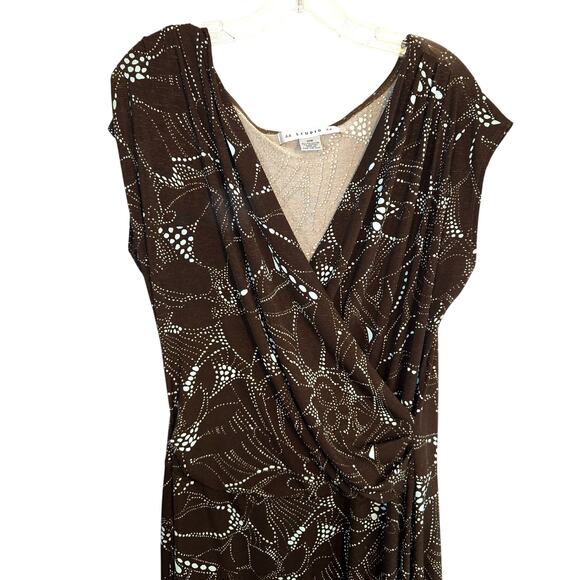 AA Studio AA 18W Black Lace Women's Short Sleeves Dress Miss Size 2X 2XL XXL - Picture 1 of 5